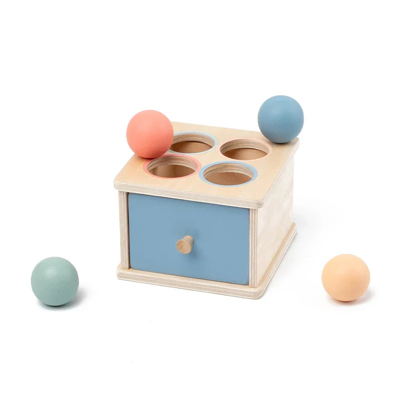 Montessori Houten Speelbox – Educatief Vormenspel & Fijne Motoriek