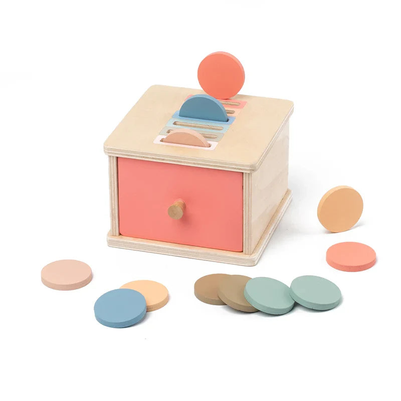 Montessori Houten Speelbox – Educatief Vormenspel & Fijne Motoriek