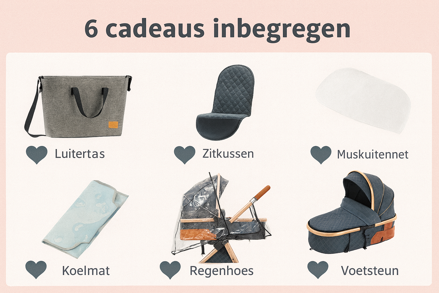 👶 Luxe 3-in-1 Kinderwagen – Comfort & Stijl voor jou en je baby