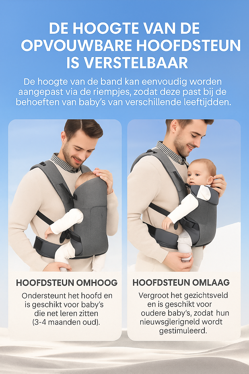 Ergonomische Multifunctionele Draagzak – Comfort voor jou en je kleintje