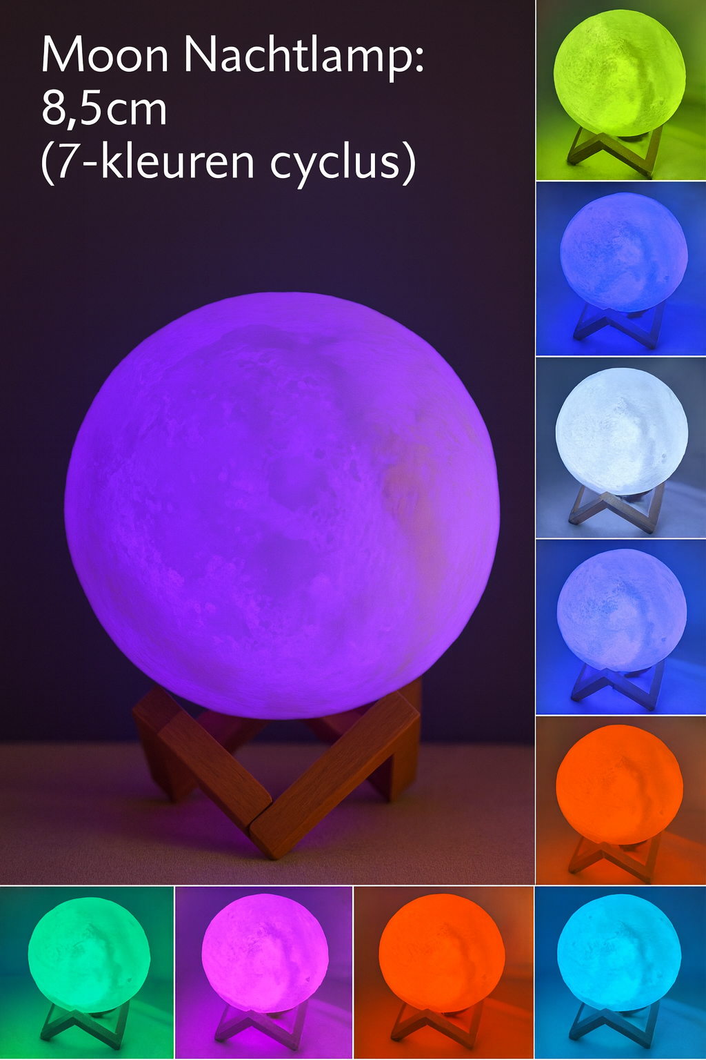 Magisch Maanlampje – Zacht licht voor dromerige nachten 🌙✨