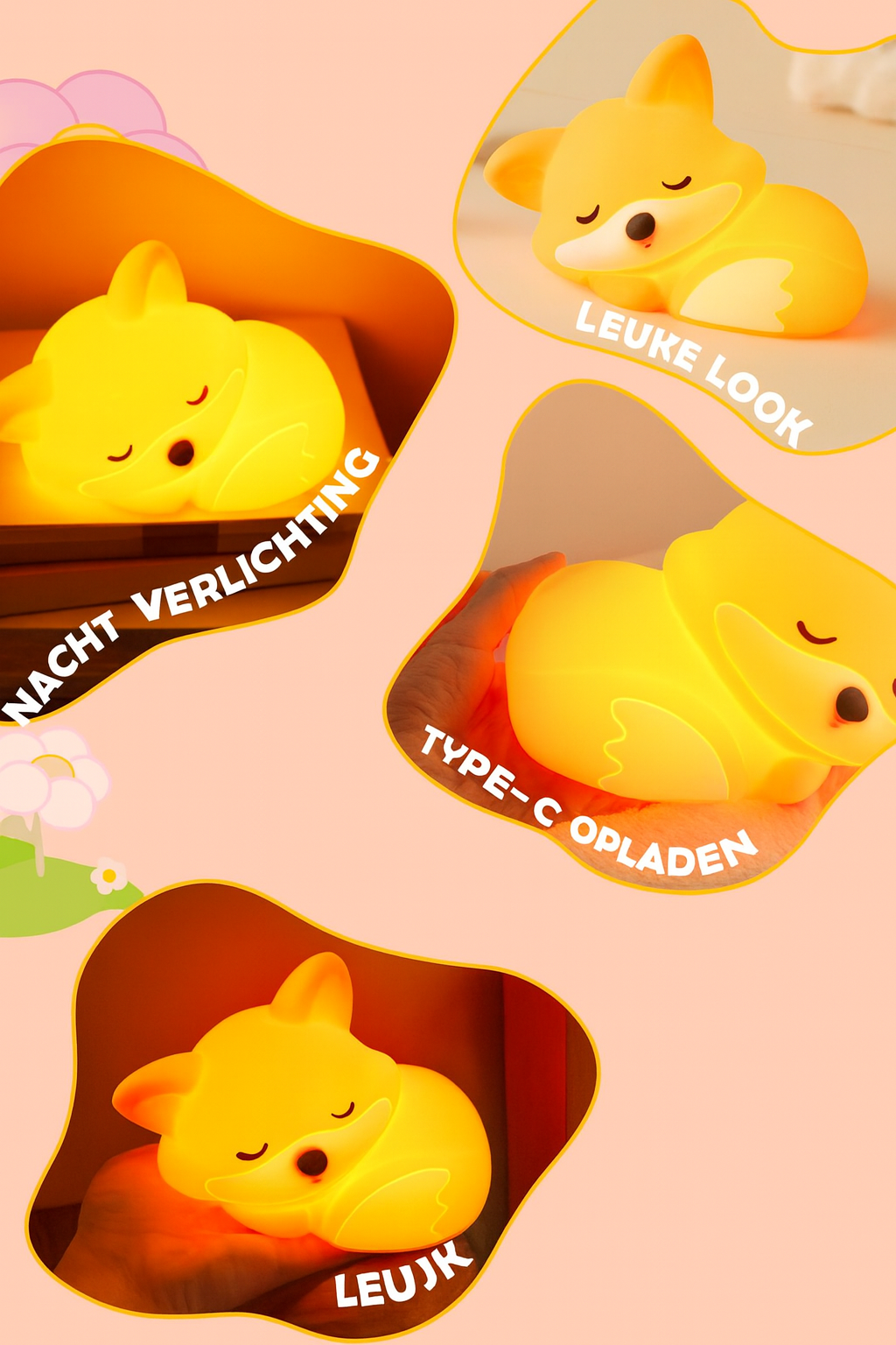 Slaap zacht met het lieve vosje 🦊✨