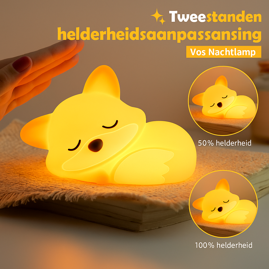 Slaap zacht met het lieve vosje
