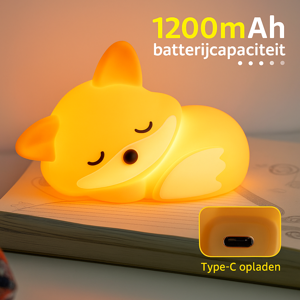 Slaap zacht met het lieve vosje 🦊✨