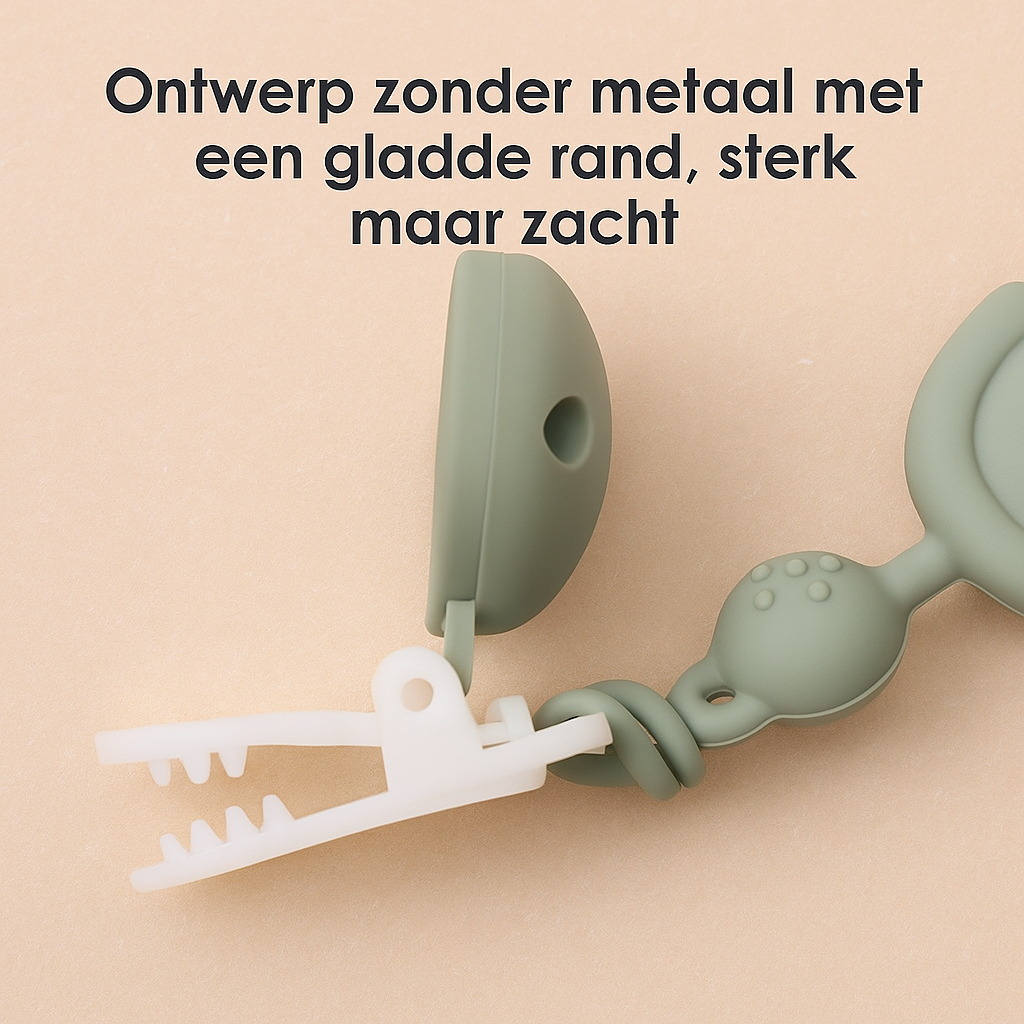 Siliconen Speenketting met Regenboog – BPA-vrij & Super Schattig