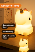 Schattige Eenhoorn Nachtlamp – Magische verlichting voor de kinderkamer