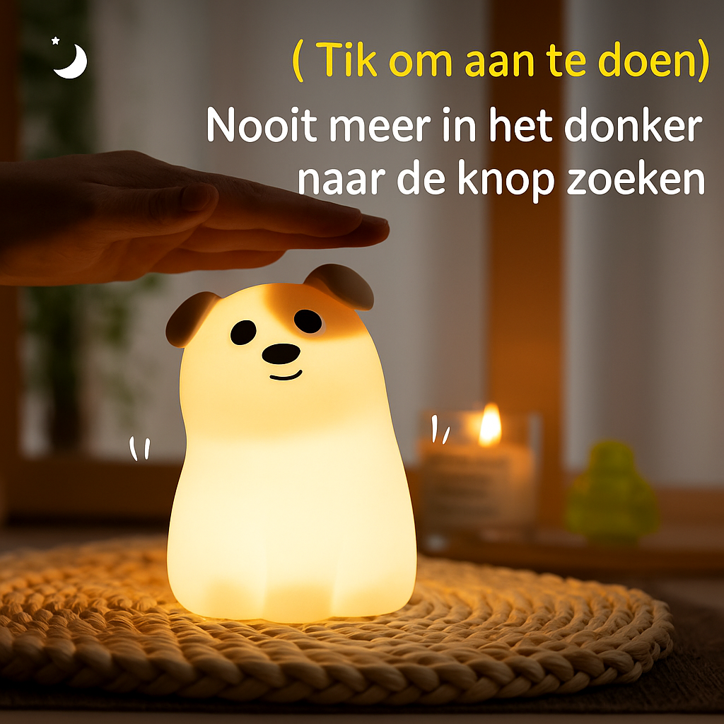 Siliconen LED Nachtlampje – Capybara & Vriendjes