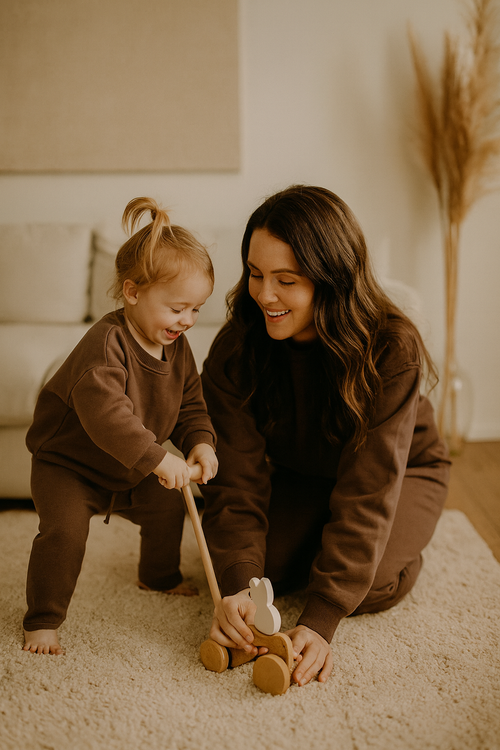 2-Delig Kinder Trainingspak – Zachte Sweater & Broek Set