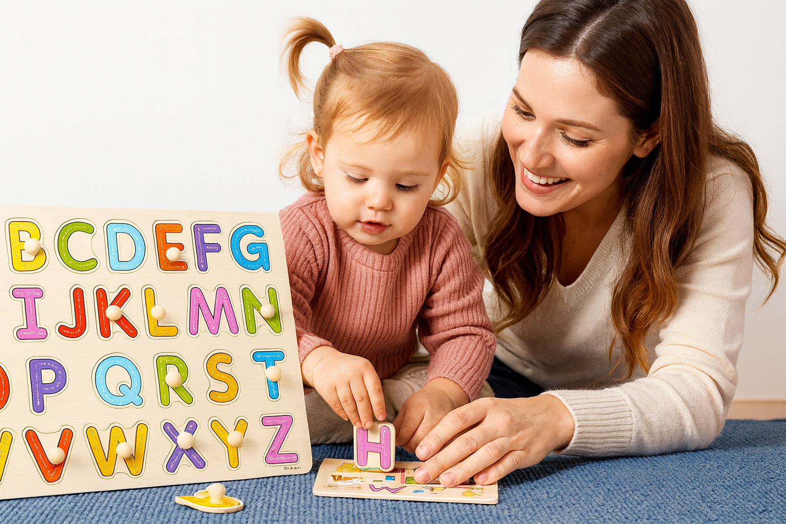 Montessori Houten Dierenpuzzel – Educatief Speelgoed met Handgrepen (30 cm)