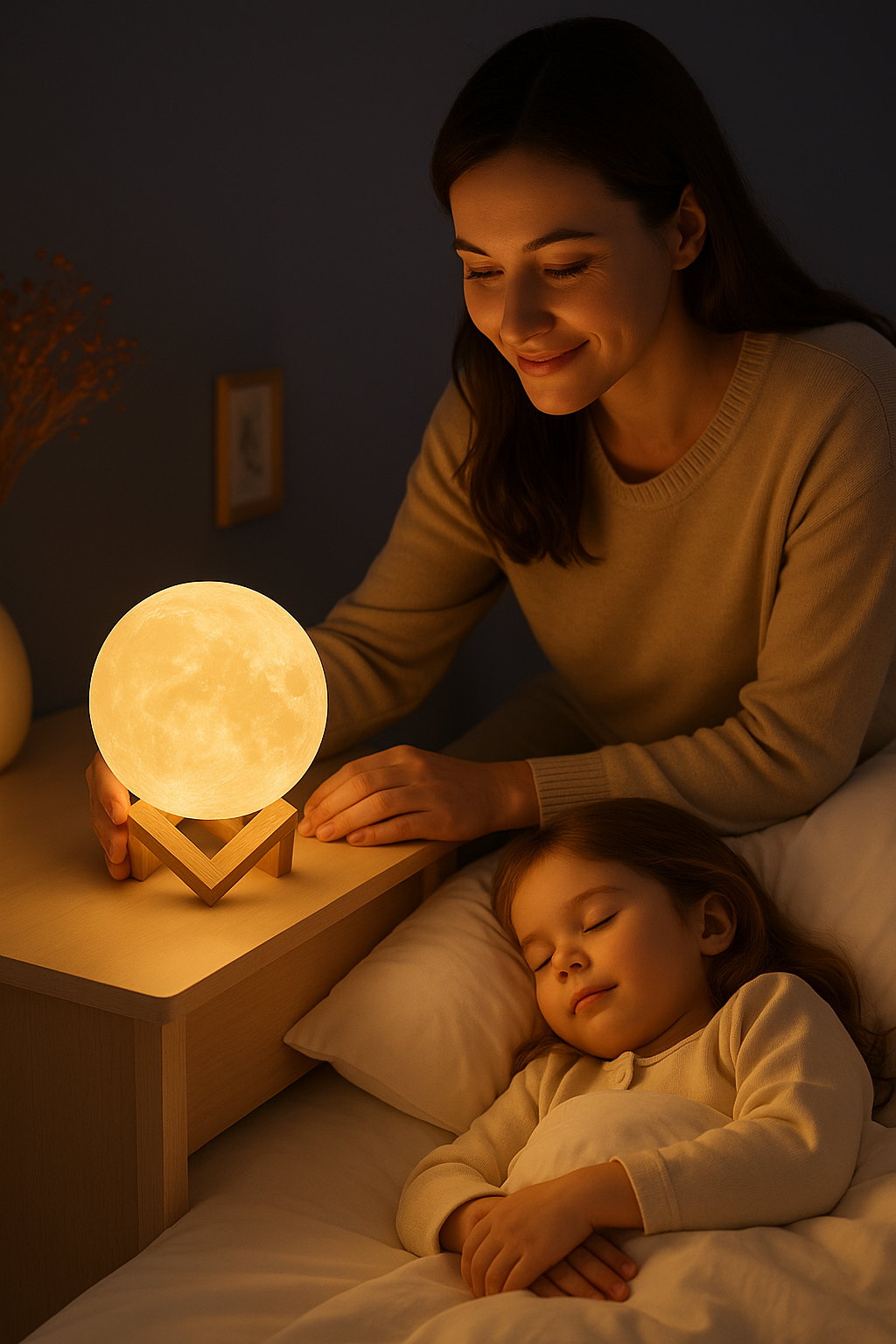 Magisch Maanlampje – Zacht licht voor dromerige nachten 🌙✨