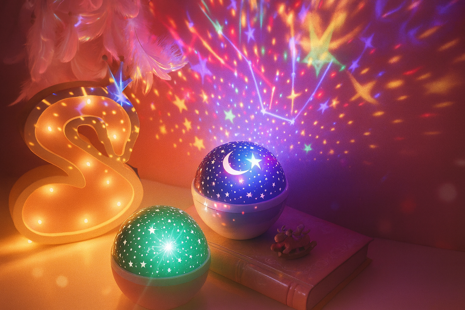 🌌 Galaxy Projector Sterrenhemel – Magische nachtlamp voor kinderen 🌌