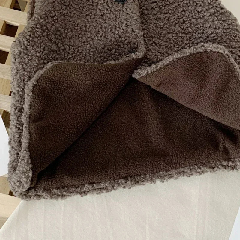 Zacht Teddy Vestje – Warme Bodywarmer voor Baby’s & Peuters