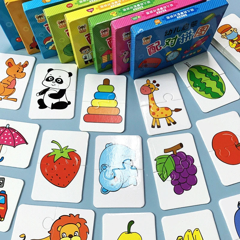 Montessori Puzzelkaarten – Educatief Speelgoed voor Peuters