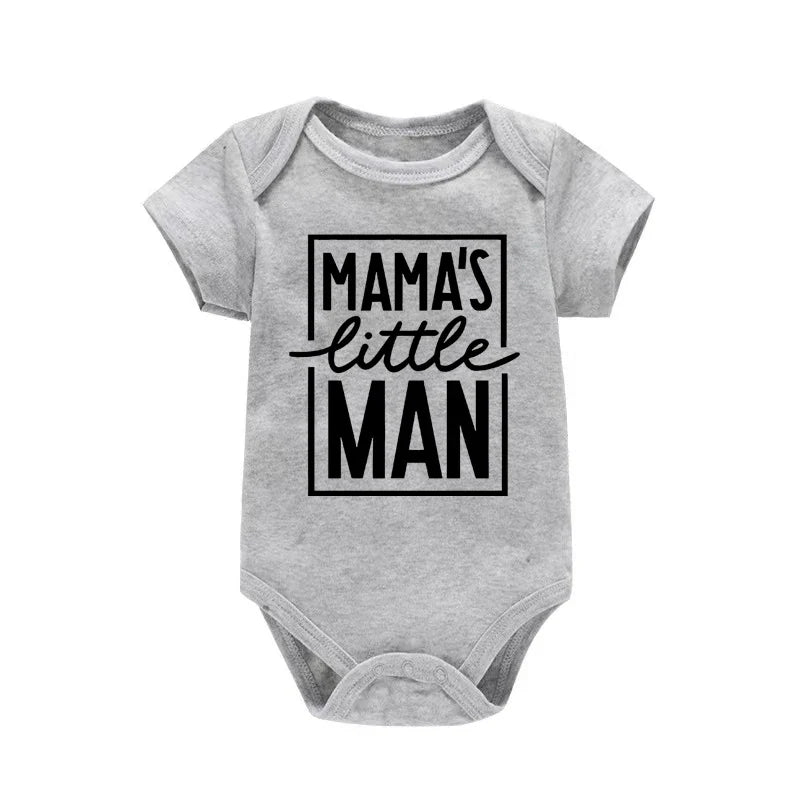 “Mama’s Little Man” Romper – Voor de liefste kleine vent