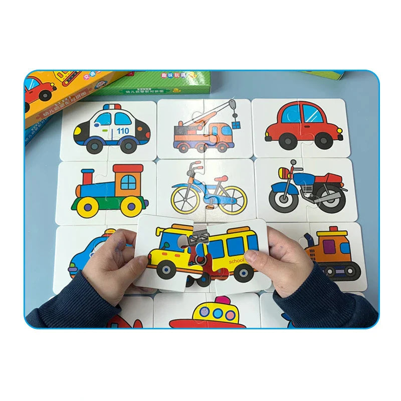 Montessori Puzzelkaarten – Educatief Speelgoed voor Peuters