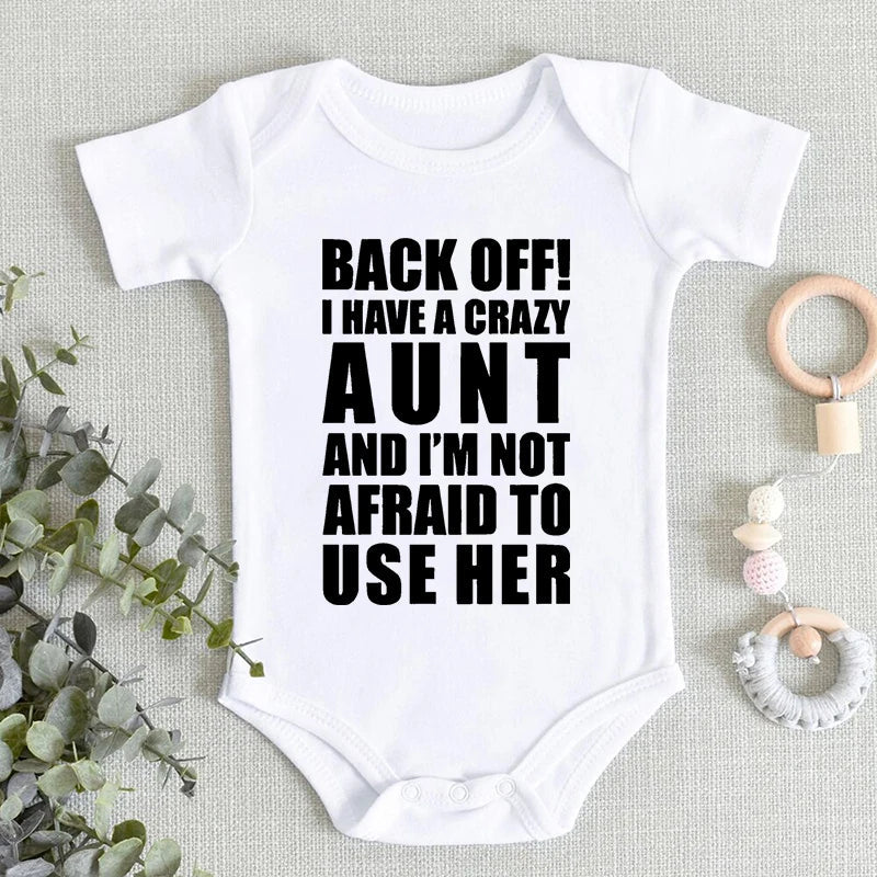 “Crazy Aunt” Romper – Voor baby’s met pittige tantes