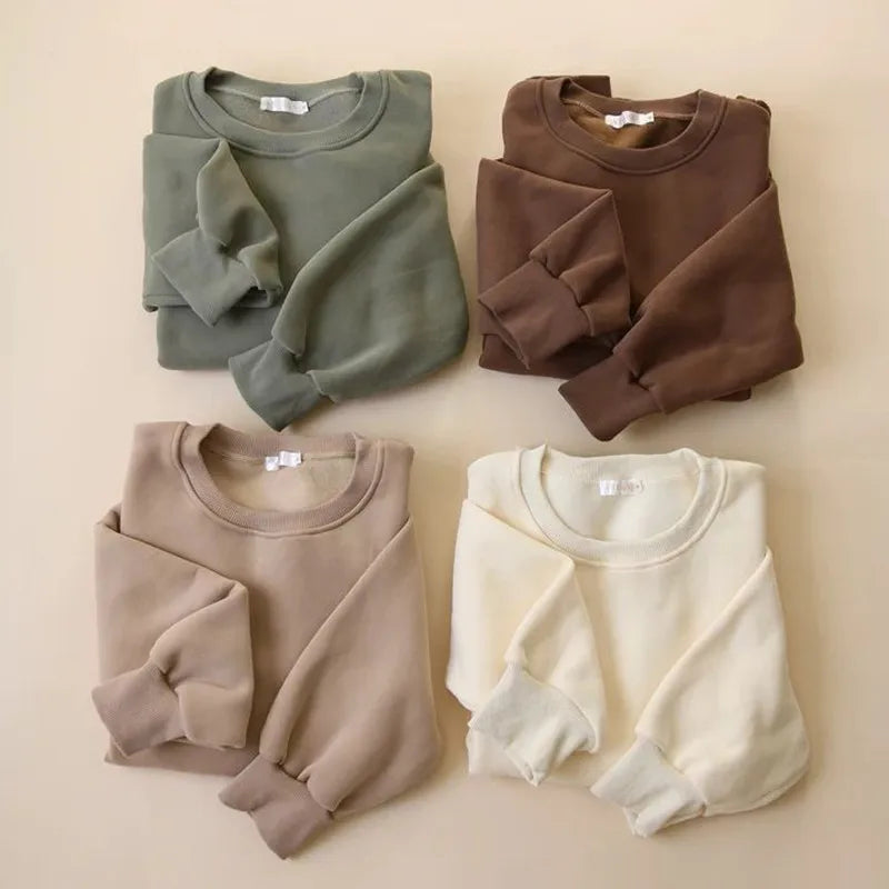 2-Delig Kinder Trainingspak – Zachte Sweater & Broek Set