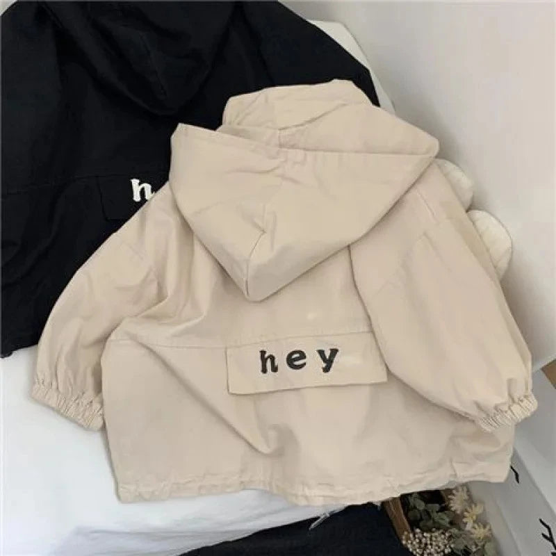 “Hey” Hoodie voor Peuters – Comfortabel & Stoer (1-8 jaar)