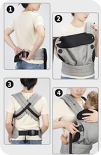 👶 Comfortabele Baby Draagzak – Veilig en dichtbij jouw kleintje