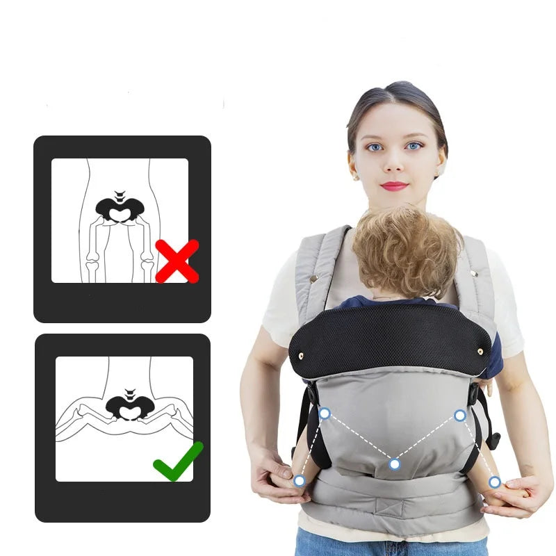 👶 Comfortabele Baby Draagzak – Veilig en dichtbij jouw kleintje
