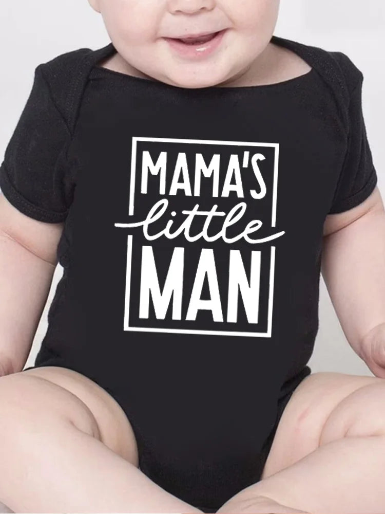 “Mama’s Little Man” Romper – Voor de liefste kleine vent 💙