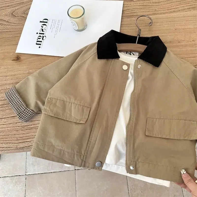 🧥 Trendy Kinder Windjack – Comfortabel & Stijlvol