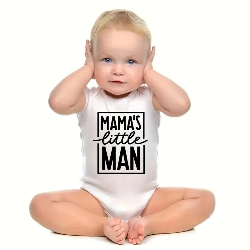 “Mama’s Little Man” Romper – Voor de liefste kleine vent