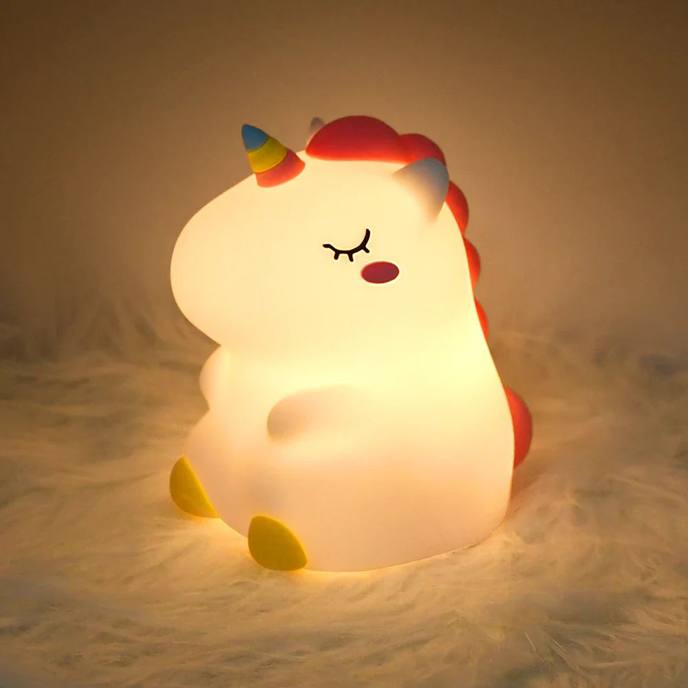 Schattige Eenhoorn Nachtlamp – Magische verlichting voor de kinderkamer