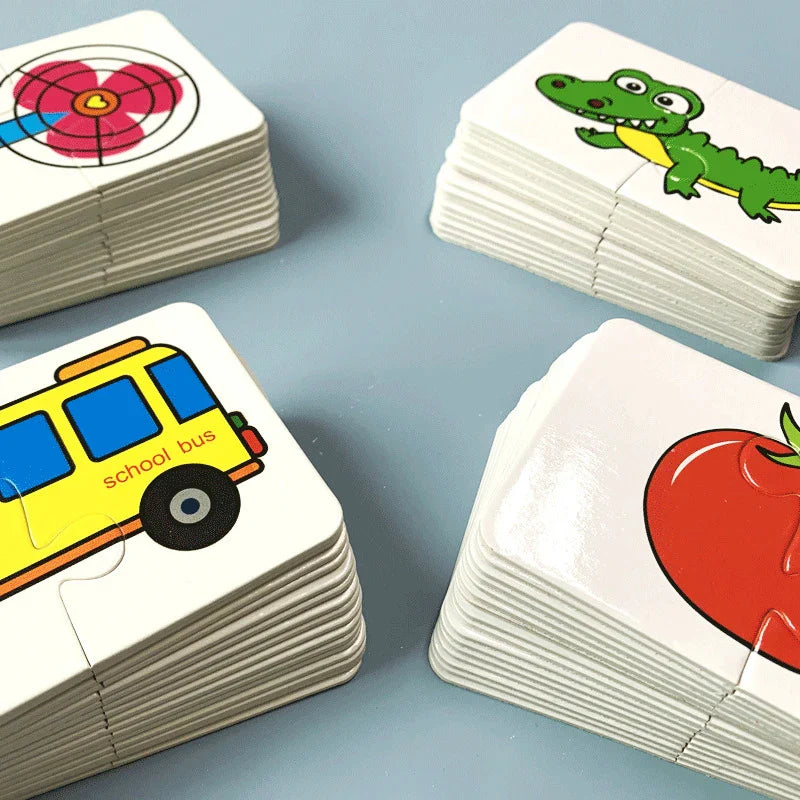 Montessori Puzzelkaarten – Educatief Speelgoed voor Peuters