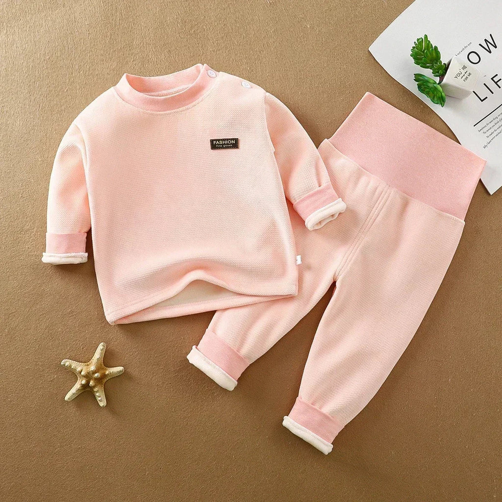2-Delige Baby Jogging Set – Warm & Zacht voor Herfst en Winter
