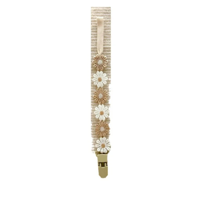 Speenketting ‘Little Daisy’ – Elegant &amp; Natuurlijk met Madeliefjes