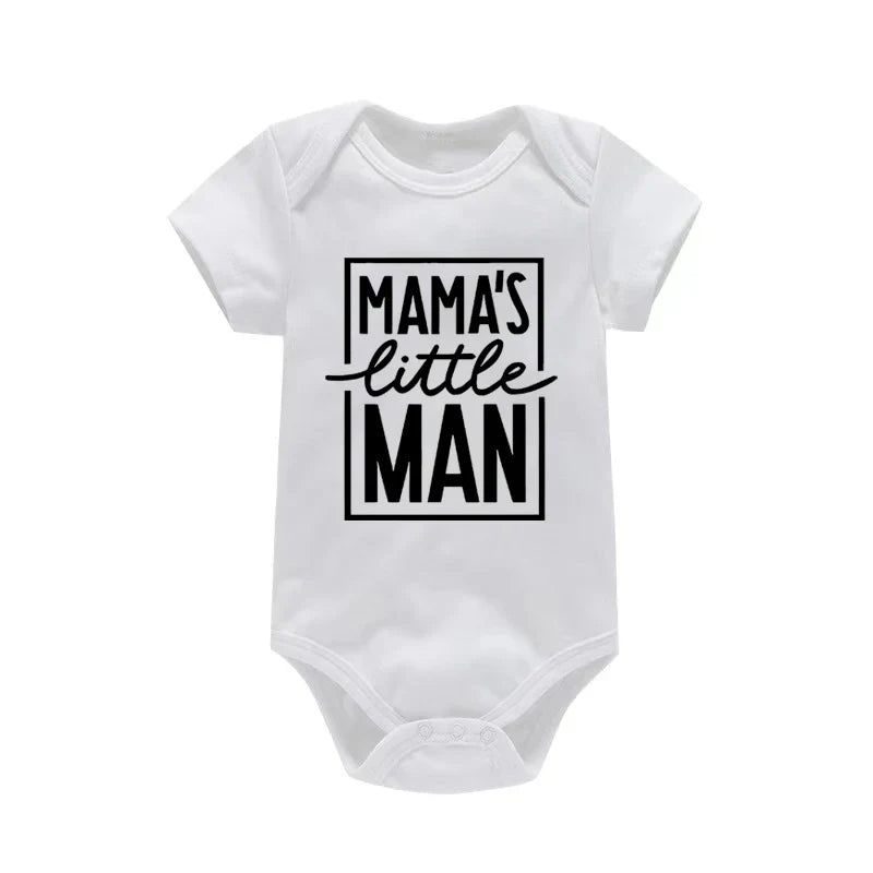 “Mama’s Little Man” Romper – Voor de liefste kleine vent