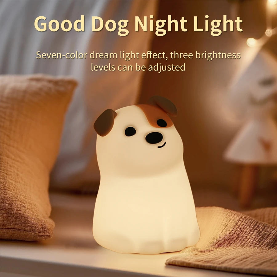 Siliconen LED Nachtlampje – Capybara &amp; Vriendjes