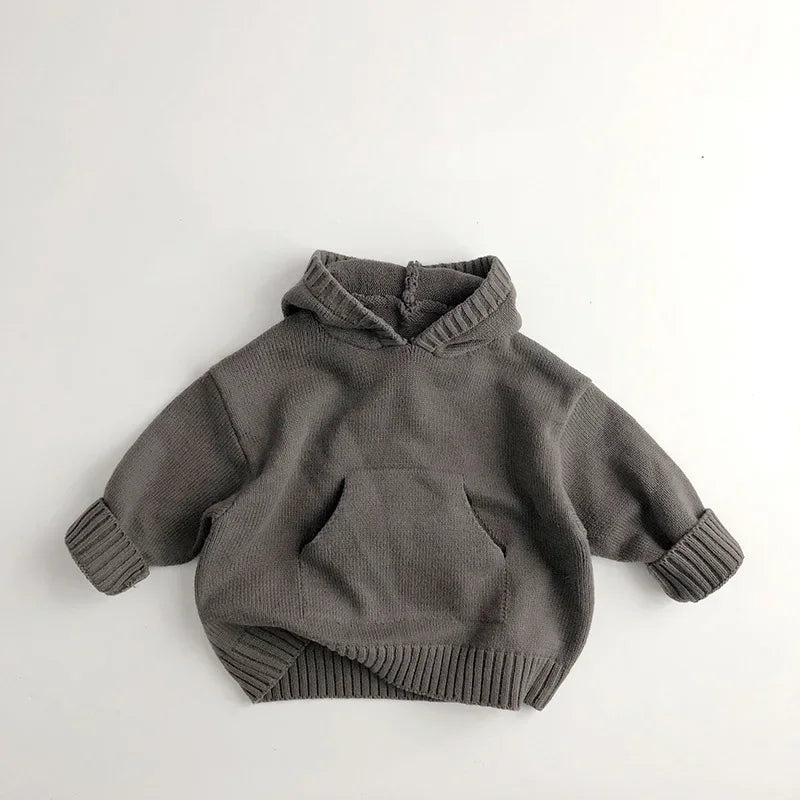 Warme Gebreide Kindertrui met Capuchon – Comfort & Stijl in één