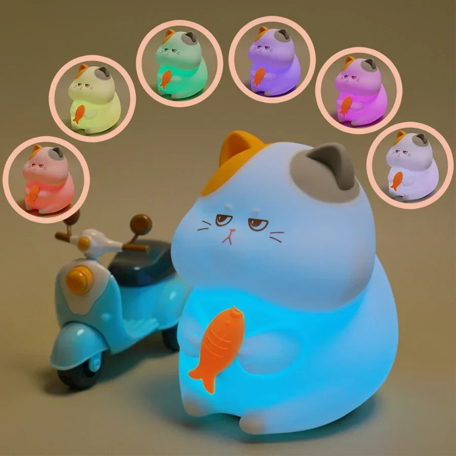 Siliconen LED Nachtlampje – Capybara &amp; Vriendjes