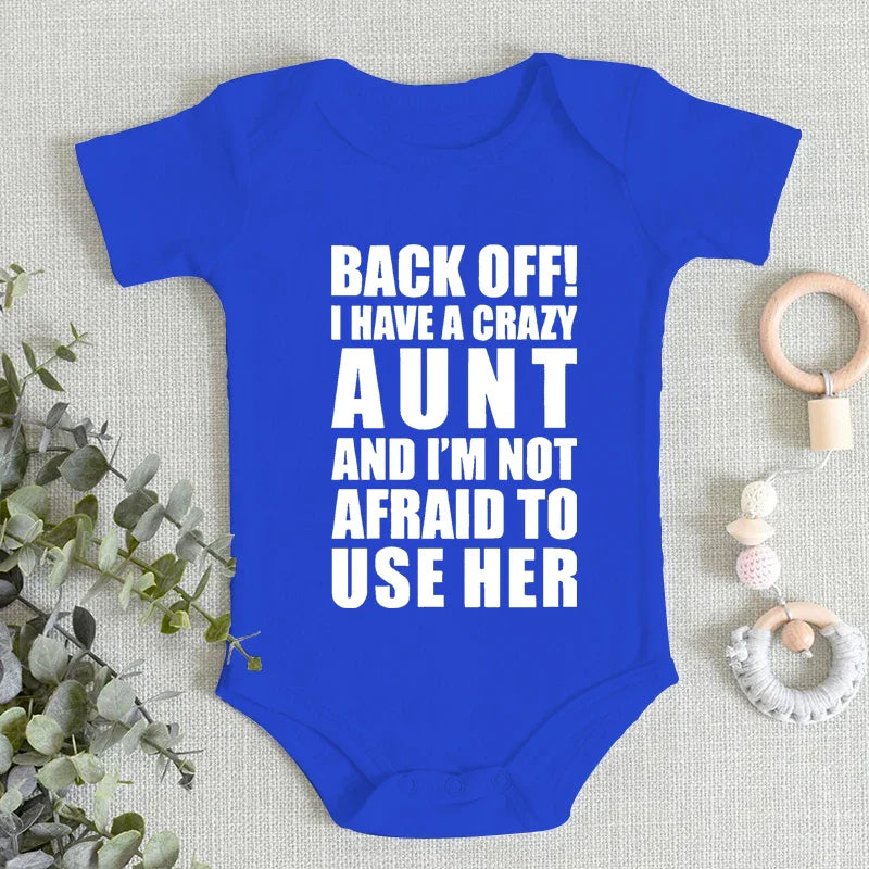 “Crazy Aunt” Romper – Voor baby’s met pittige tantes