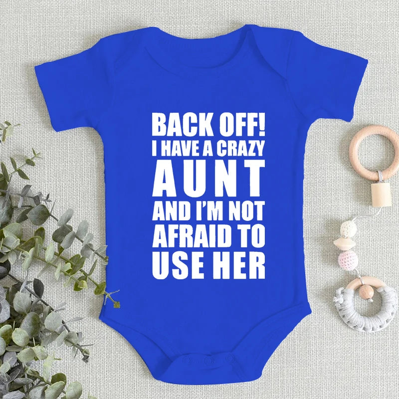 “Crazy Aunt” Romper – Voor baby’s met pittige tantes 😄