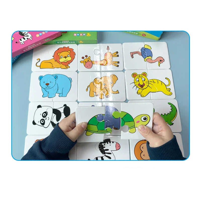 Montessori Puzzelkaarten – Educatief Speelgoed voor Peuters