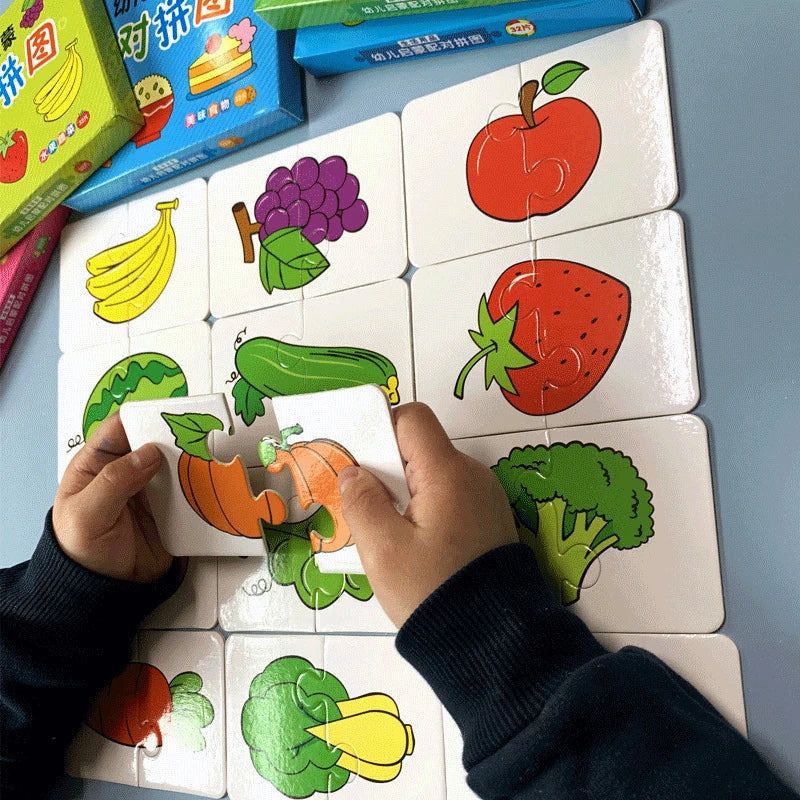 Montessori Puzzelkaarten – Educatief Speelgoed voor Peuters