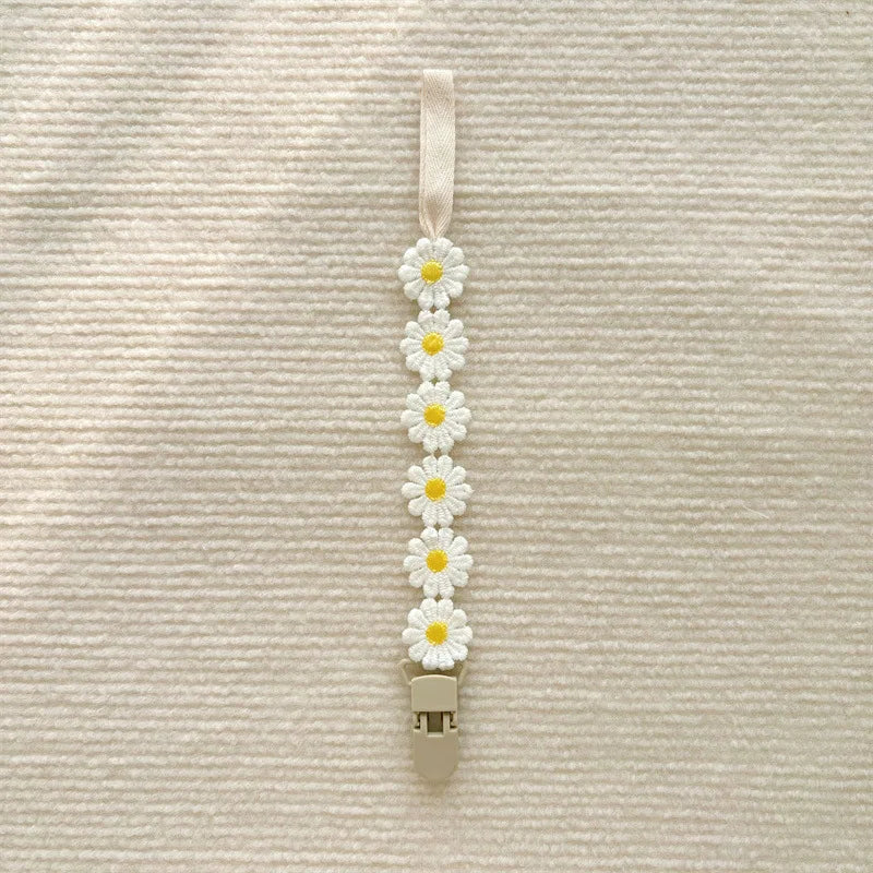 Speenketting ‘Little Daisy’ – Elegant &amp; Natuurlijk met Madeliefjes