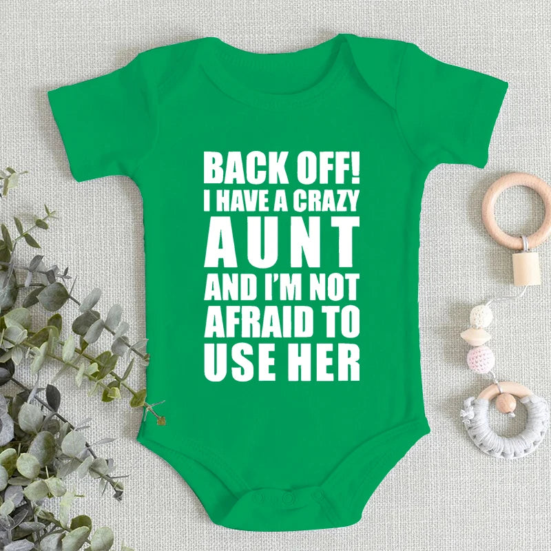 “Crazy Aunt” Romper – Voor baby’s met pittige tantes 😄