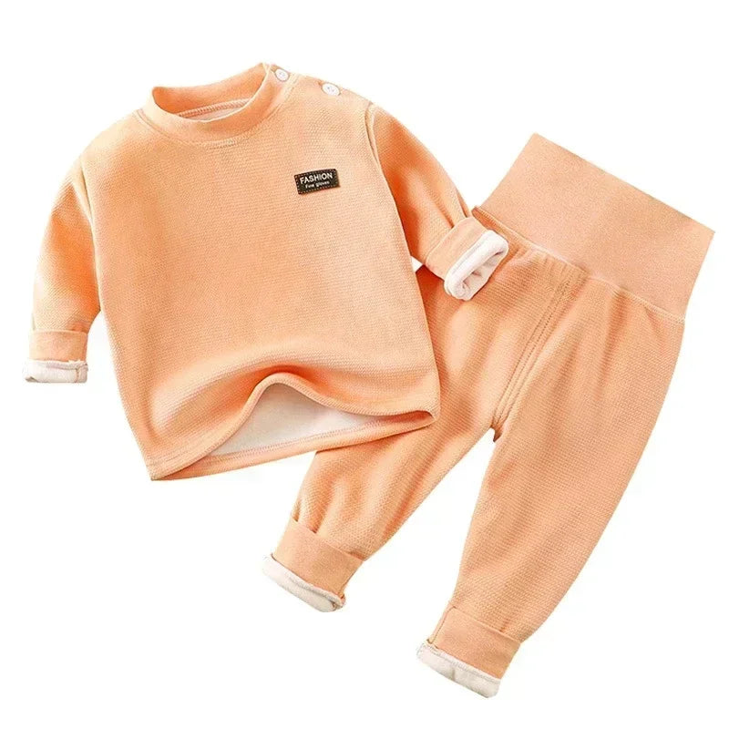 2-Delige Baby Jogging Set – Warm &amp; Zacht voor Herfst en Winter