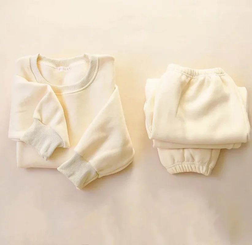 2-Delig Kinder Trainingspak – Zachte Sweater & Broek Set