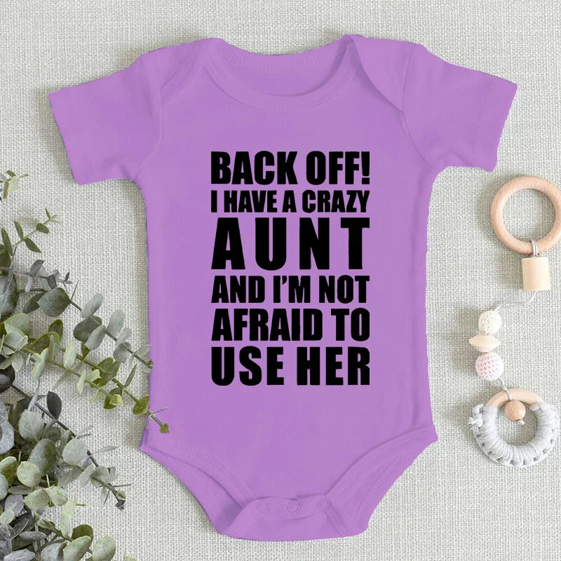 “Crazy Aunt” Romper – Voor baby’s met pittige tantes