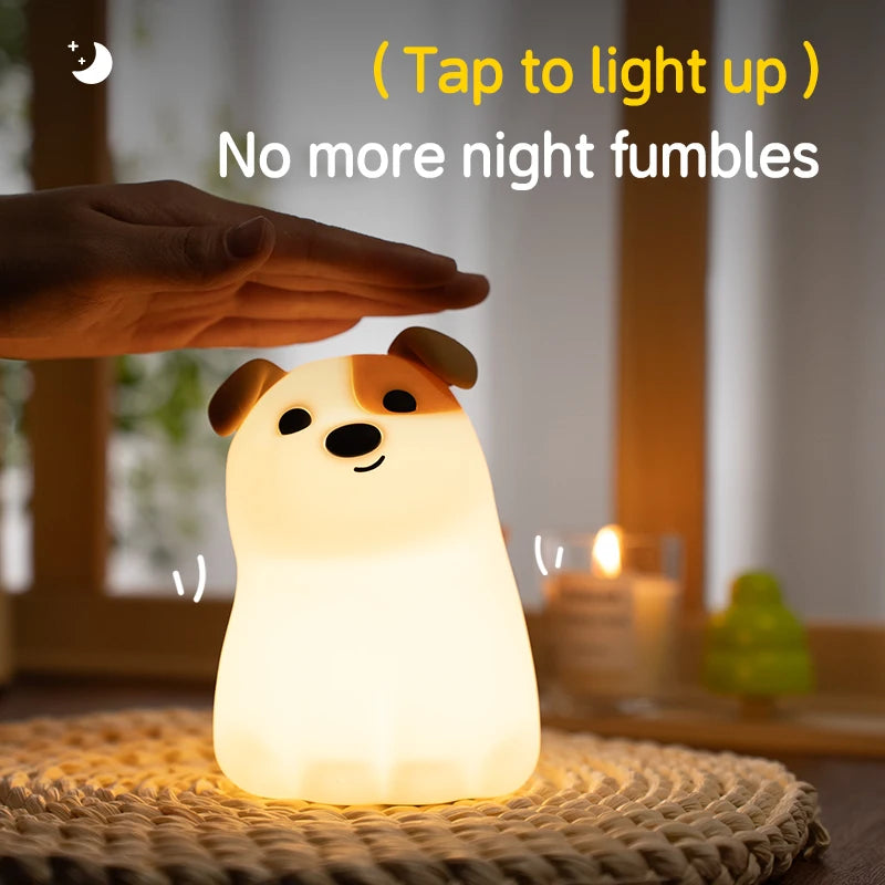 Siliconen LED Nachtlampje – Capybara &amp; Vriendjes